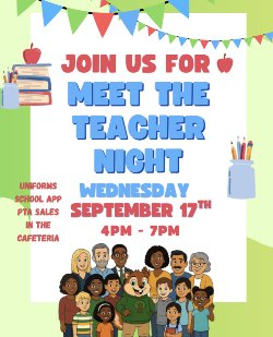 Meet the Teacher English Flyer